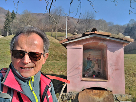 MONTE ZUCCO (1232 m) ad anello da S. Antonio Abb. (987 m)via Sonzogno (1108 m) - 4marzo 2023 - FOTOGALLERY